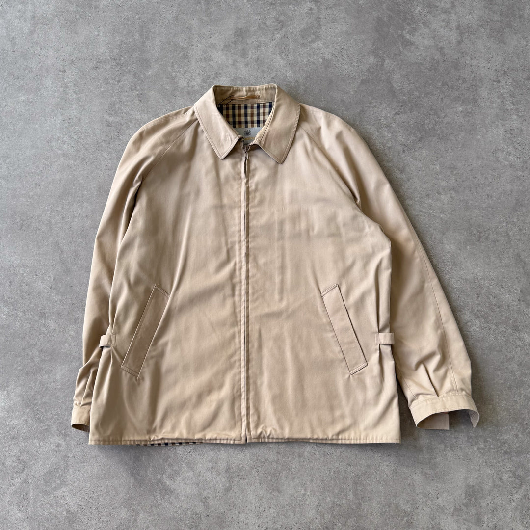 Aquascutum Harrington Jacket Beige Men's XL