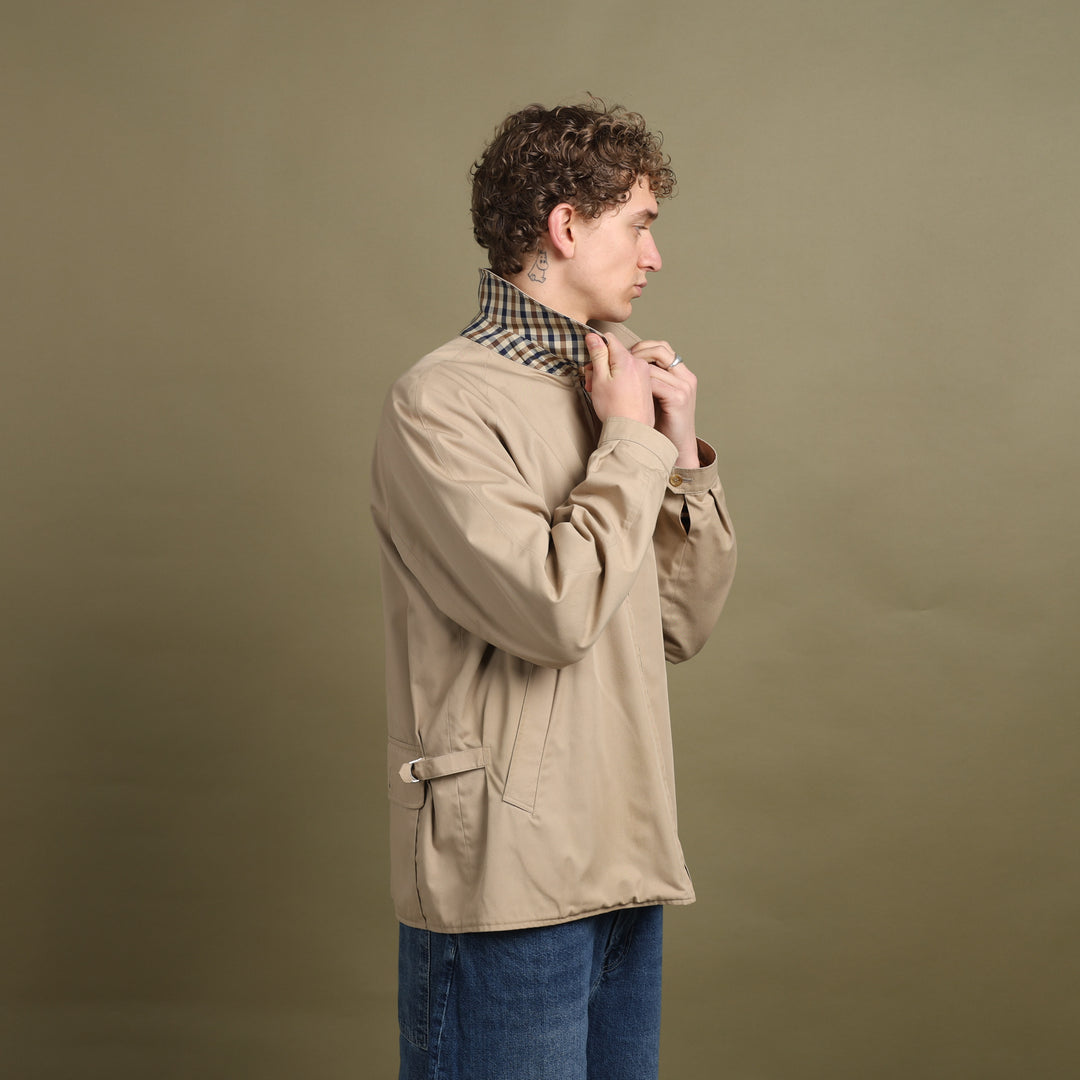 Aquascutum Harrington Jacket Beige Men's XL