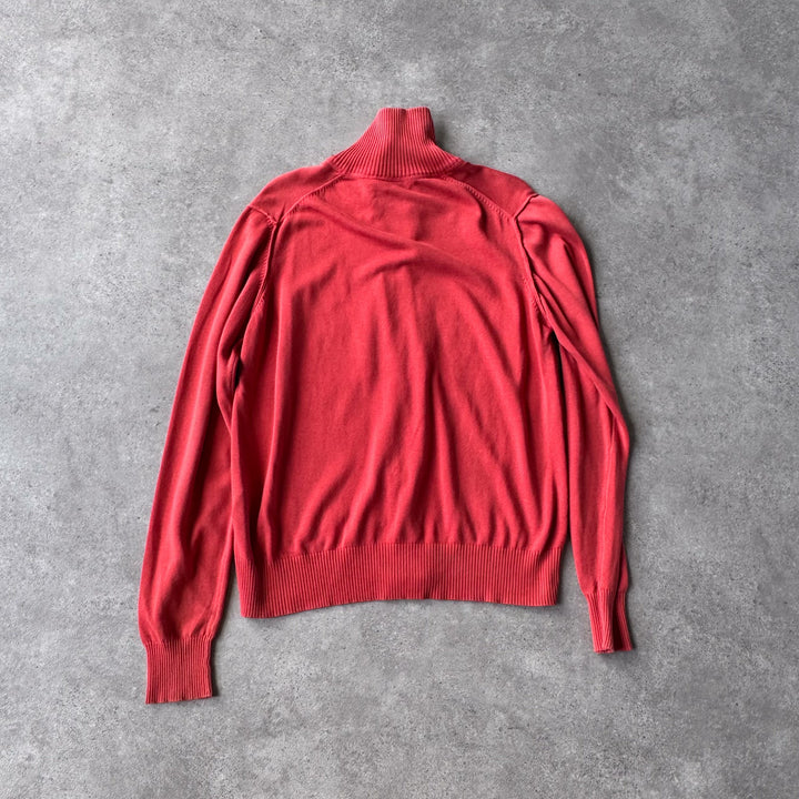 Diesel Full Zip Jumper Coral Red Men's M