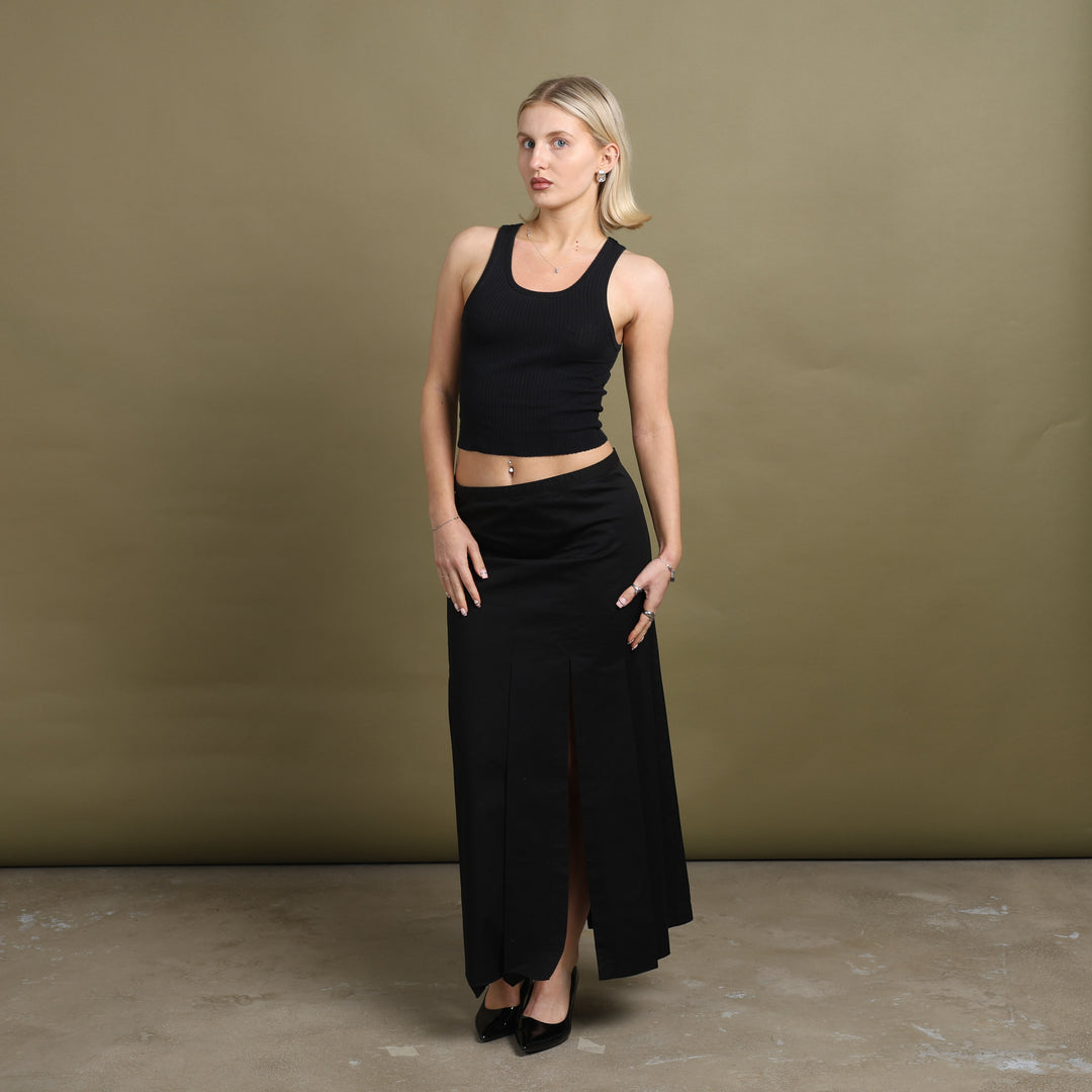 Dolce & Gabbana Maxi Skirt Black Women's UK 10