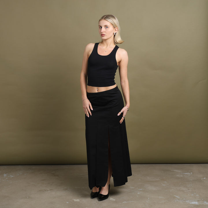Dolce & Gabbana Maxi Skirt Black Women's UK 10