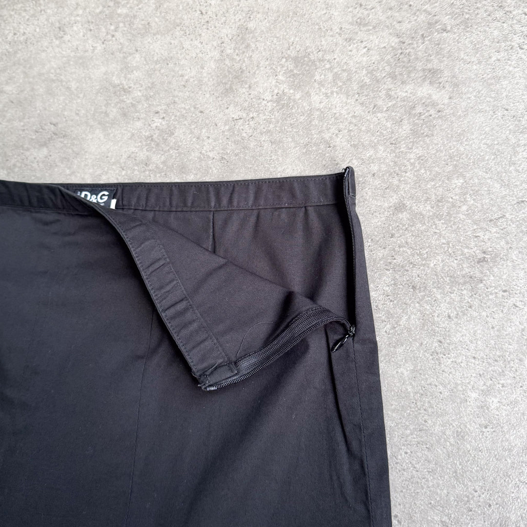 Dolce & Gabbana Maxi Skirt Black Women's UK 10