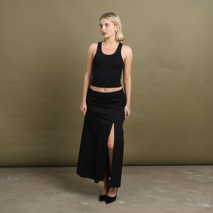 Dolce & Gabbana Maxi Skirt Black Women's UK 10
