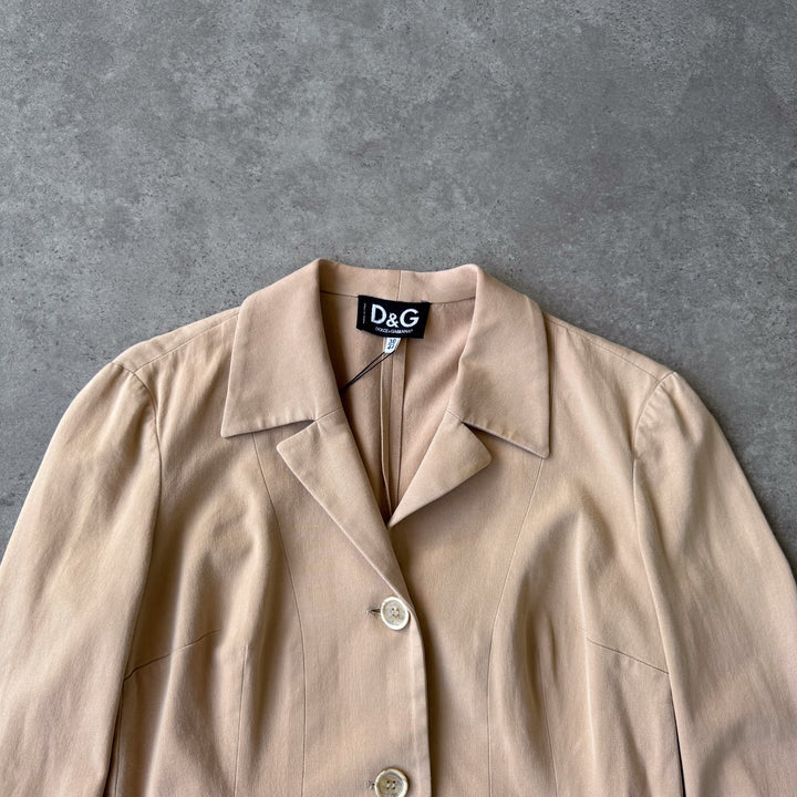Dolce & Gabbana Blazer Beige Women's UK 10