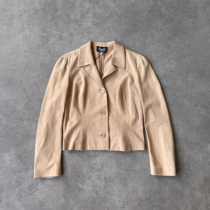 Dolce & Gabbana Blazer Beige Women's UK 10
