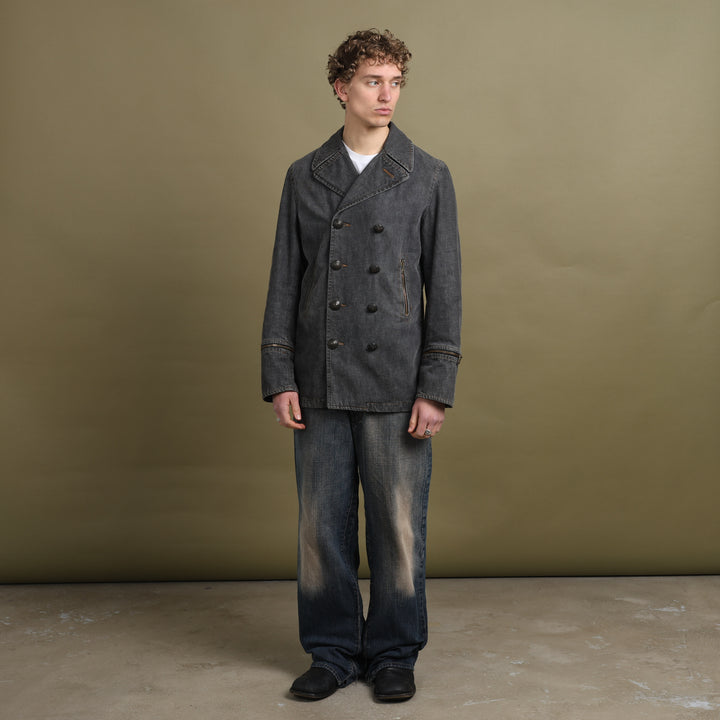 Dolce & Gabbana Pea Coat Grey Men's M