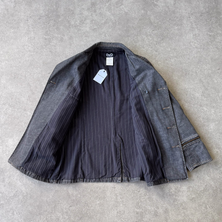 Dolce & Gabbana Pea Coat Grey Men's M
