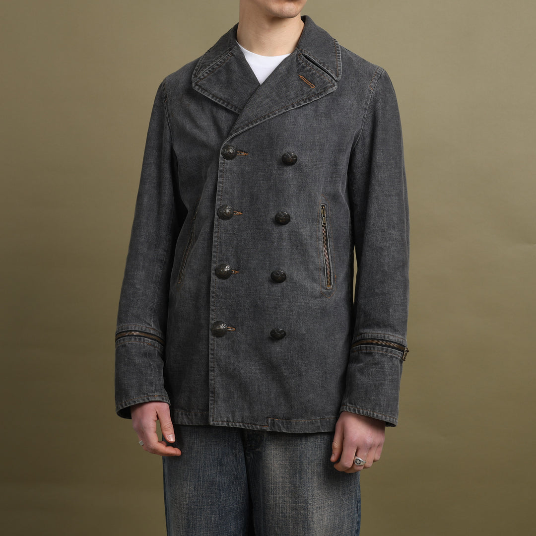 Dolce & Gabbana Pea Coat Grey Men's M