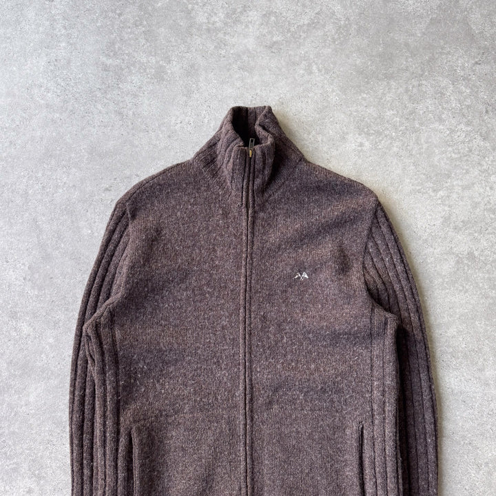 Thomas Burberry Full Zip Jumper Brown Men's M