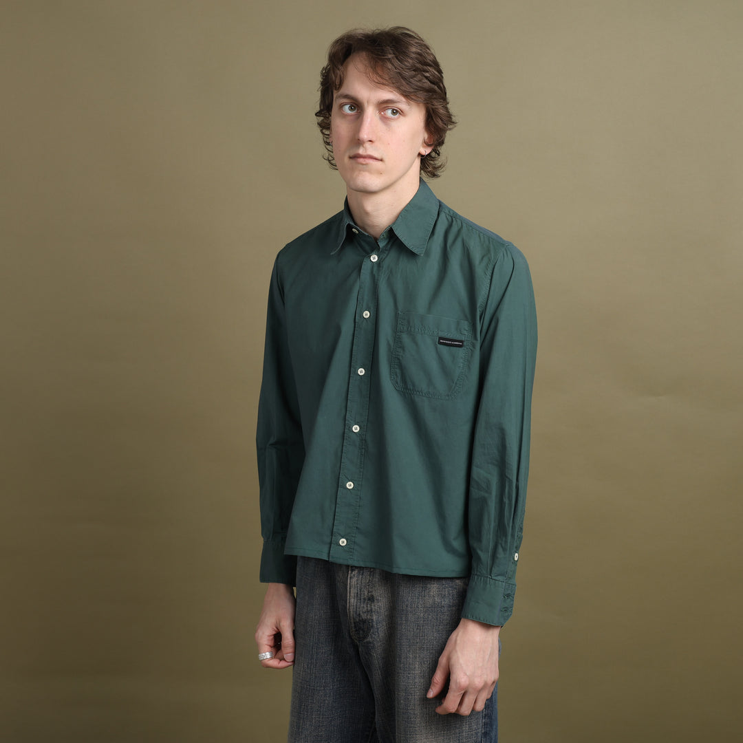 Dolce & Gabbana Dress Shirt Forest Green & Blue Men's M