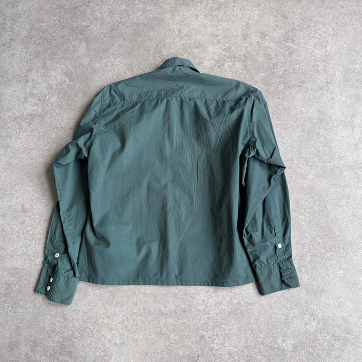 Dolce & Gabbana Dress Shirt Forest Green & Blue Men's M
