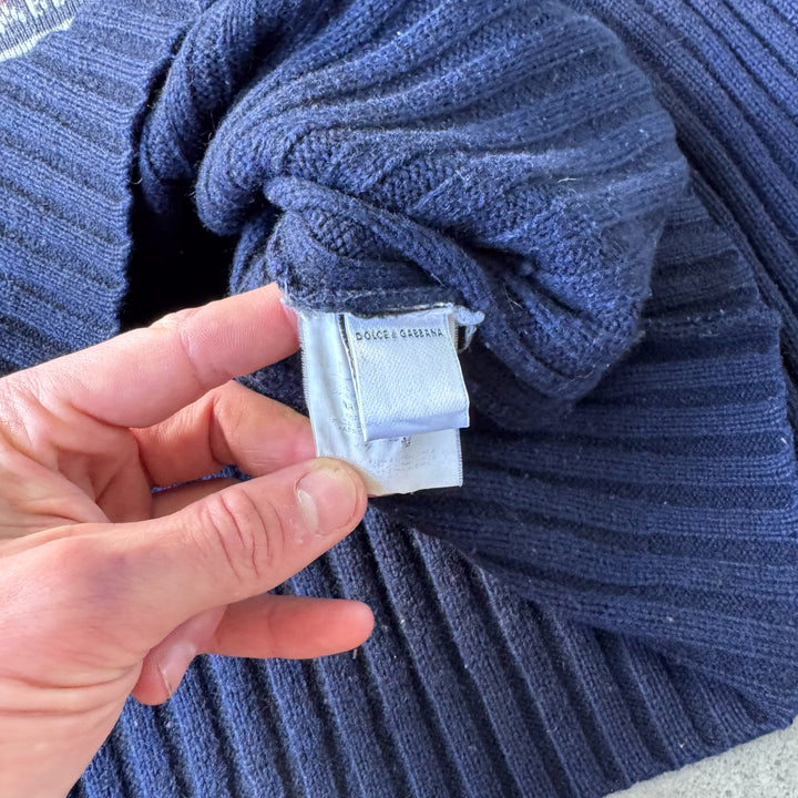 Dolce & Gabbana Jumper Navy Blue Men's M