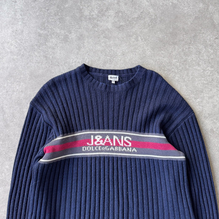 Dolce & Gabbana Jumper Navy Blue Men's M