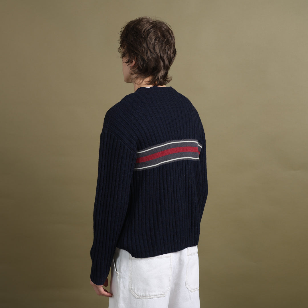 Dolce & Gabbana Jumper Navy Blue Men's M