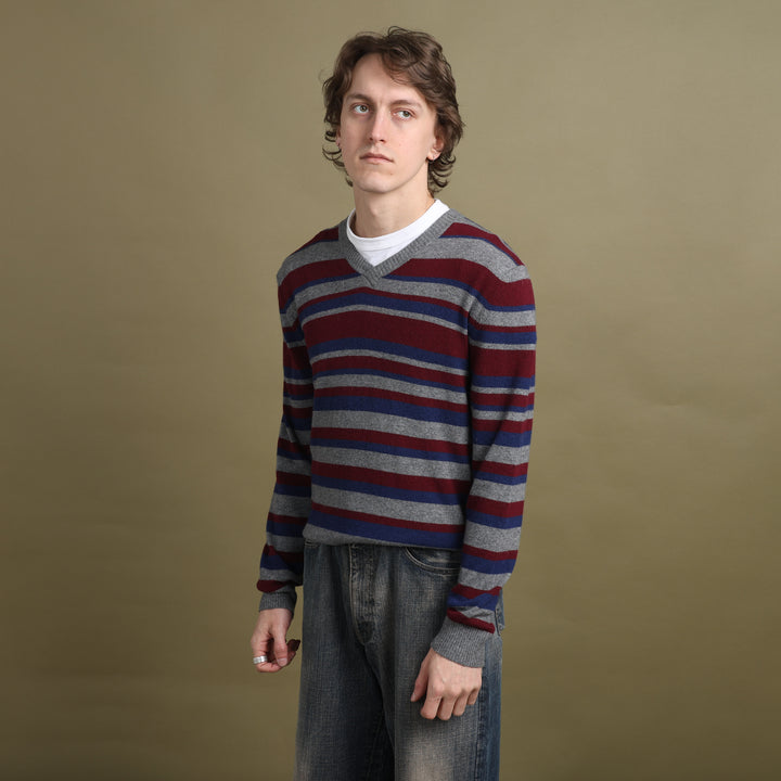 Dolce & Gabbana V-Neck Jumper Grey Men's M