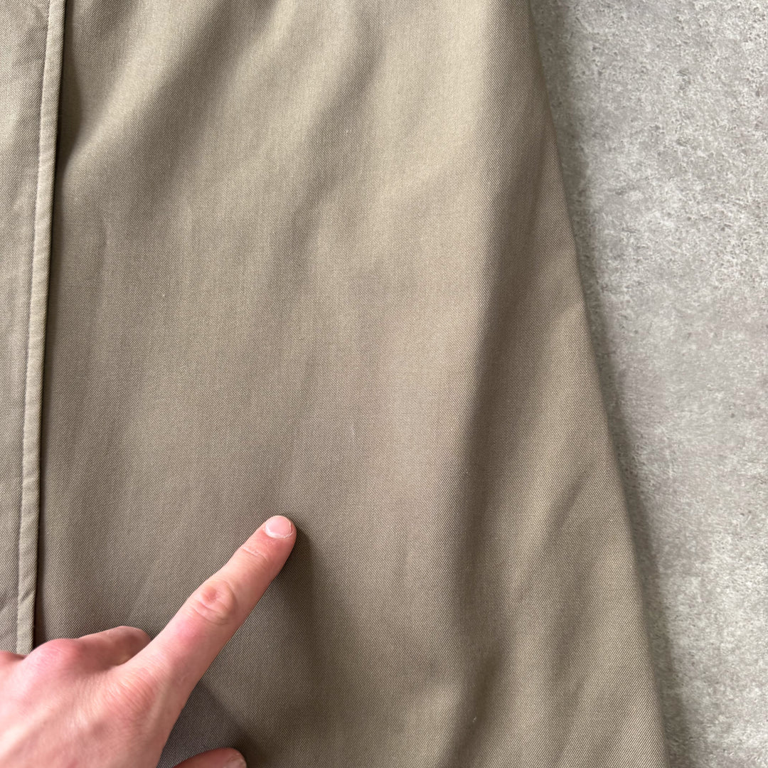 Burberry's Trench Coat Khaki Green Women's UK 10 Long