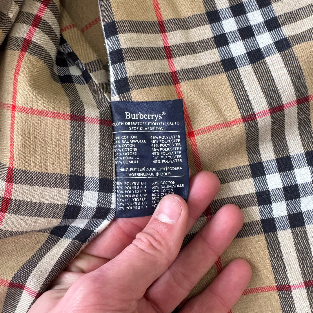 Burberry's Trench Coat Khaki Green Women's UK 10 Long