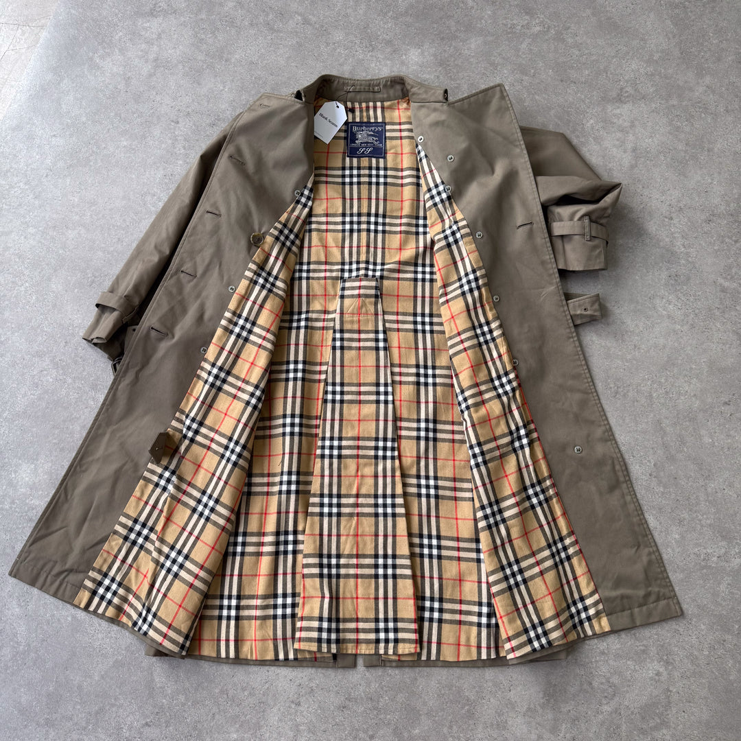 Burberry's Trench Coat Khaki Green Women's UK 10 Long