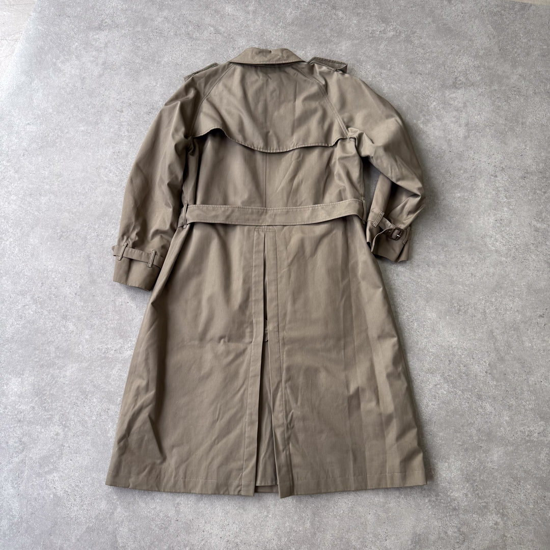 Burberry's Trench Coat Khaki Green Women's UK 10 Long