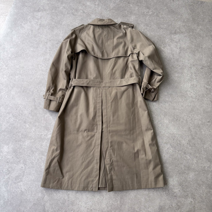 Burberry's Trench Coat Khaki Green Women's UK 10 Long