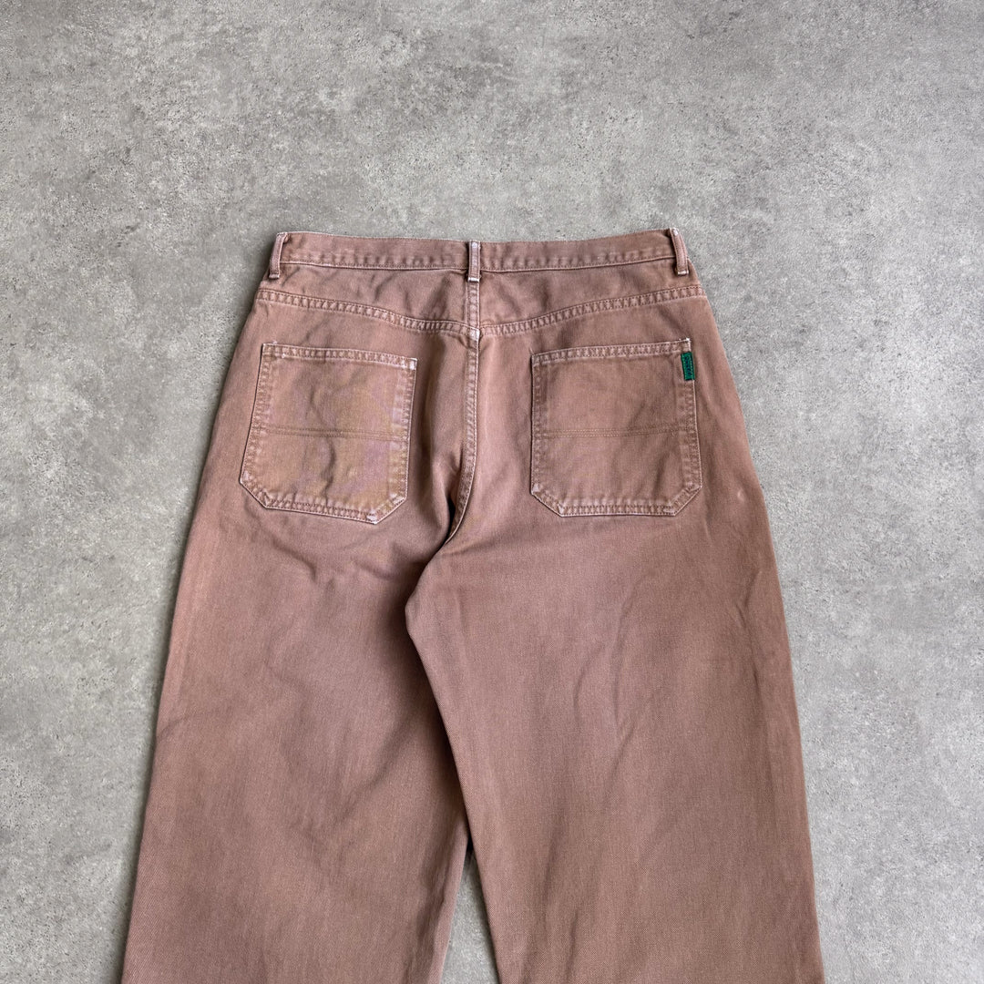 Guess Baggy Jeans Brown Men's W34 x L33