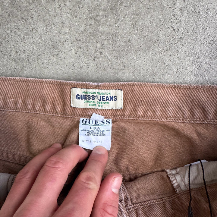 Guess Baggy Jeans Brown Men's W34 x L33
