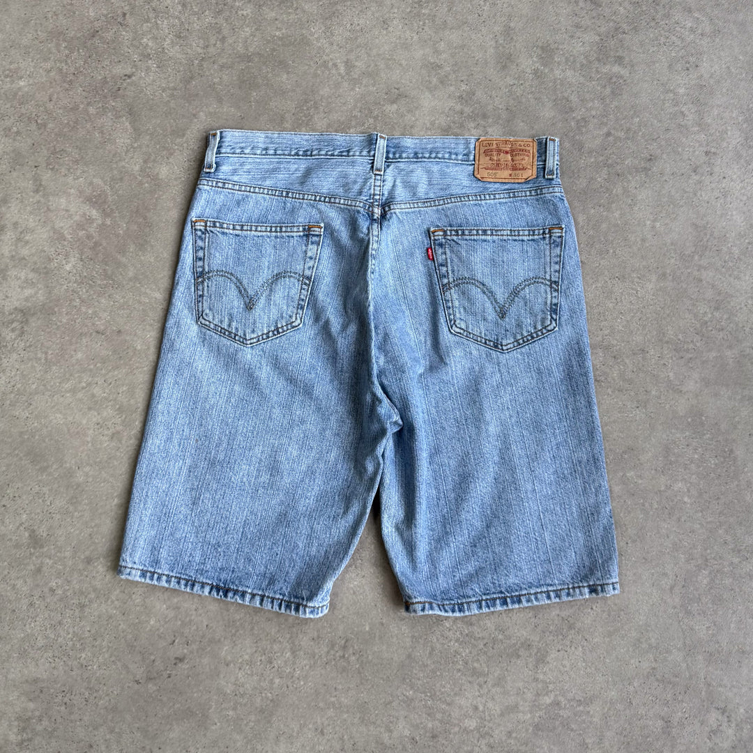 Levi's Denim Shorts Mid Light Blue Men's W36