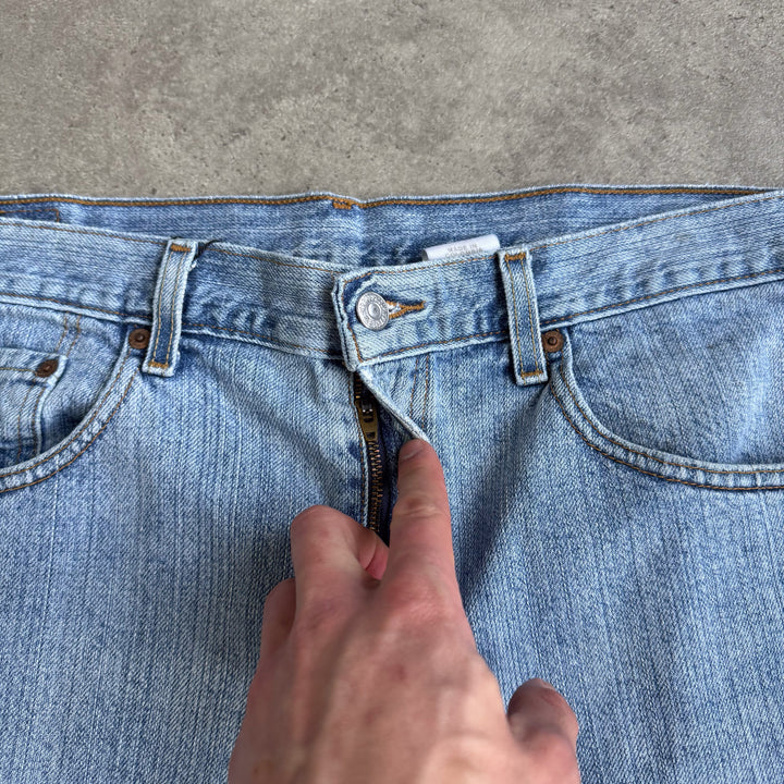 Levi's Denim Shorts Mid Light Blue Men's W36