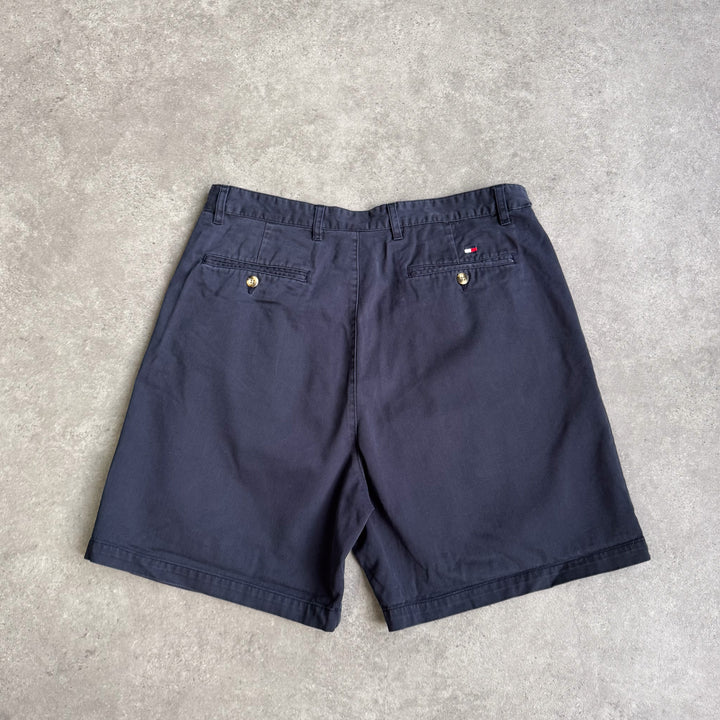 Tommy Hilfiger Pleated Chino Shorts Navy Blue Men's W35