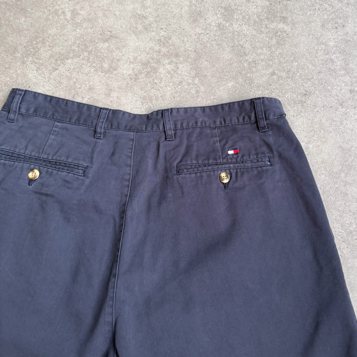 Tommy Hilfiger Pleated Chino Shorts Navy Blue Men's W35