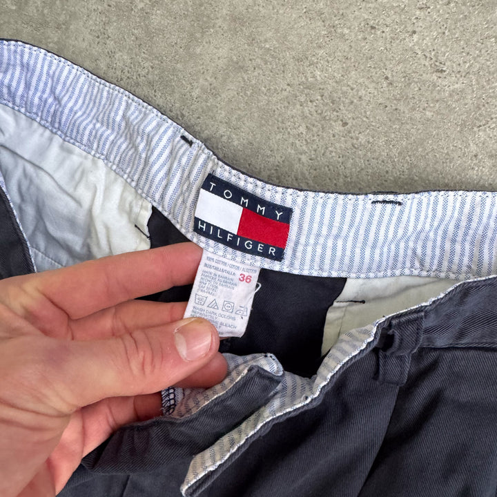 Tommy Hilfiger Pleated Chino Shorts Navy Blue Men's W35