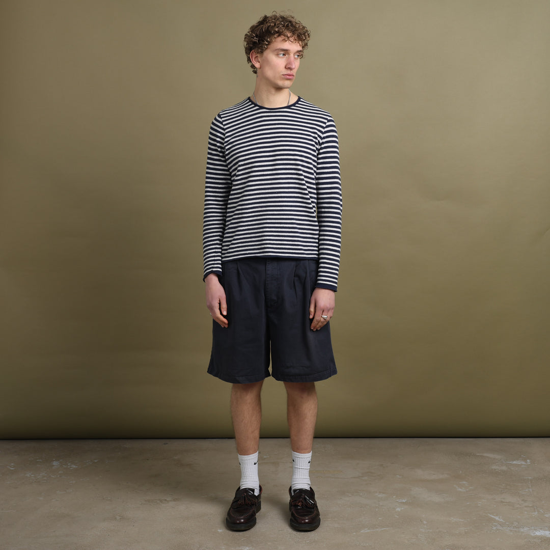 Tommy Hilfiger Pleated Chino Shorts Navy Blue Men's W35