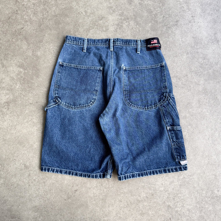 Ralph Lauren Carpenter Denim Shorts Dark Blue Men's W33