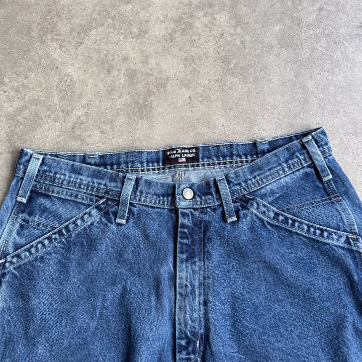 Ralph Lauren Carpenter Denim Shorts Dark Blue Men's W33