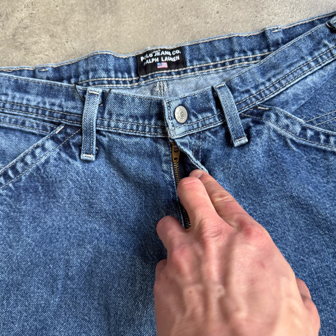 Ralph Lauren Carpenter Denim Shorts Dark Blue Men's W33