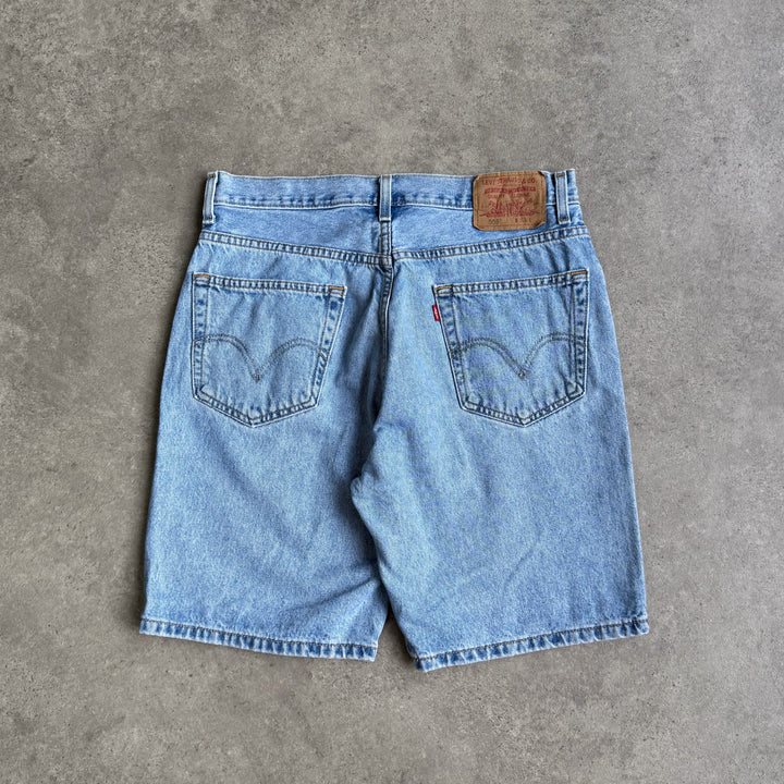 Levi's 505 Denim Shorts Dark Blue Men's W32