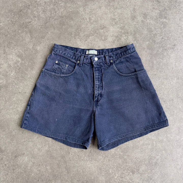 Guess Denim Shorts Navy Blue Men's W32
