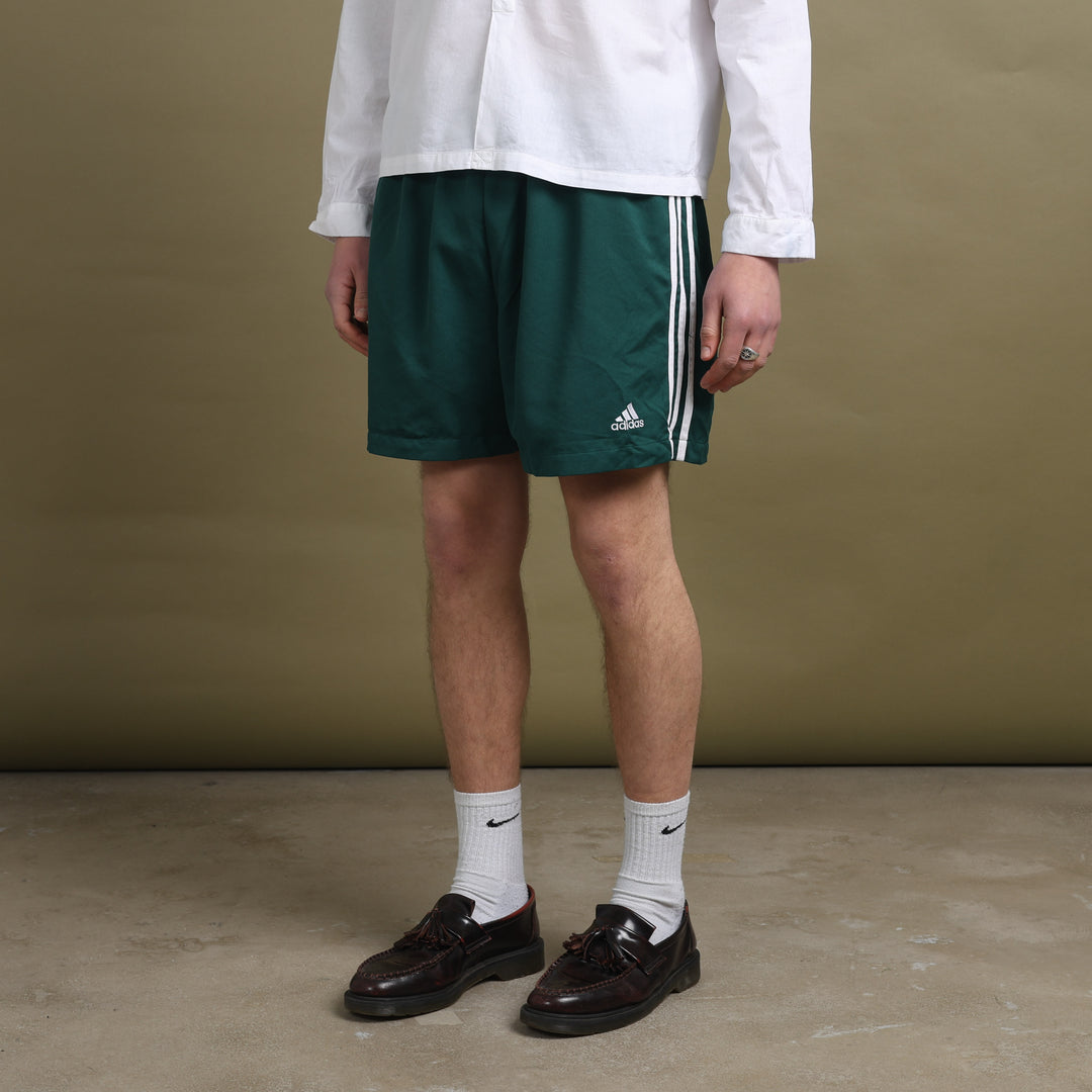 Adidas Running Shorts Forest Green & White Men's XL
