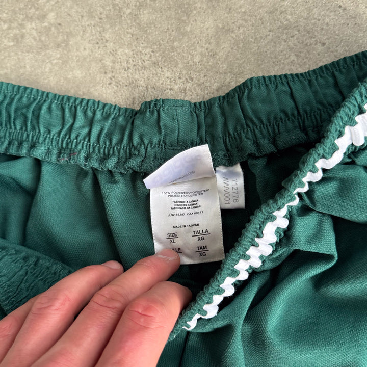 Adidas Running Shorts Forest Green & White Men's XL
