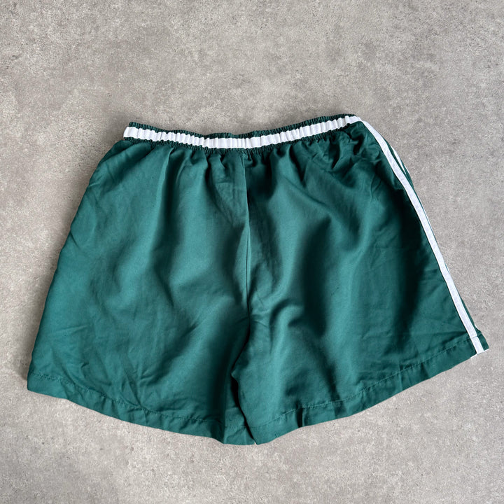 Adidas Running Shorts Forest Green & White Men's XL