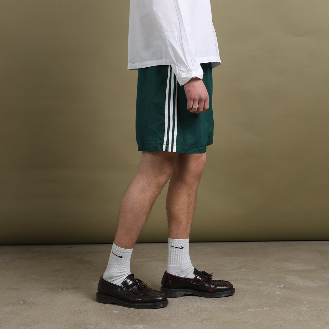 Adidas Running Shorts Forest Green & White Men's XL