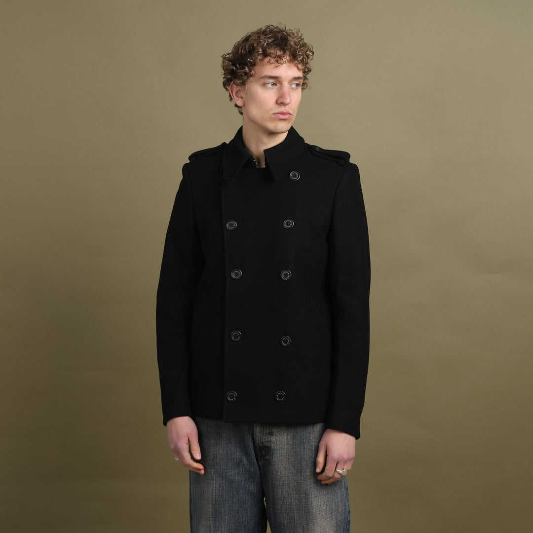 Alexander McQueen Peacoat Black Men's M