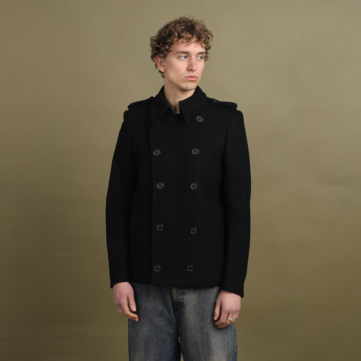 Alexander McQueen Peacoat Black Men's M