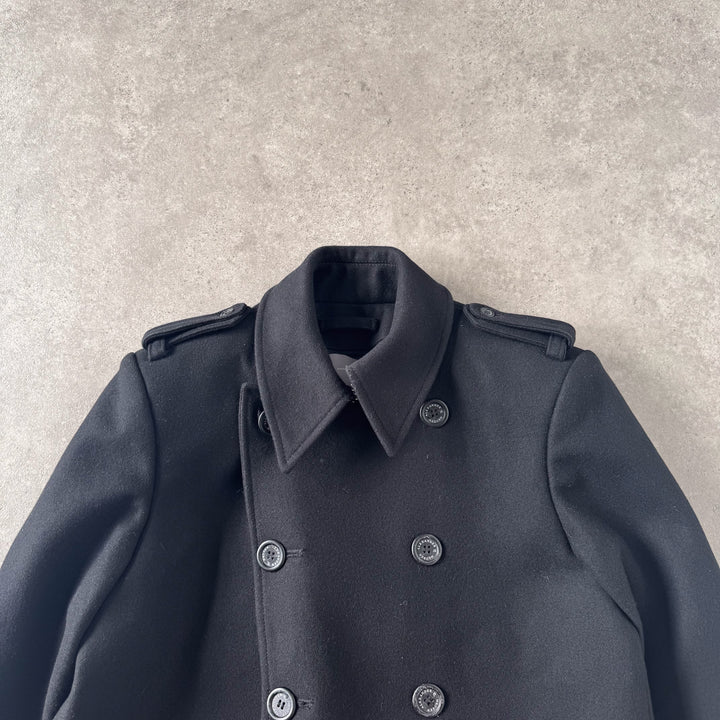 Alexander McQueen Peacoat Black Men's M