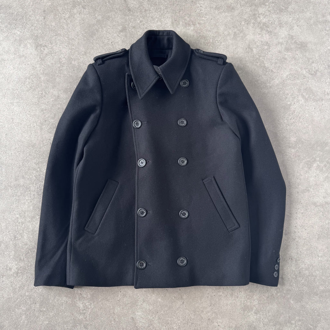 Alexander McQueen Peacoat Black Men's M