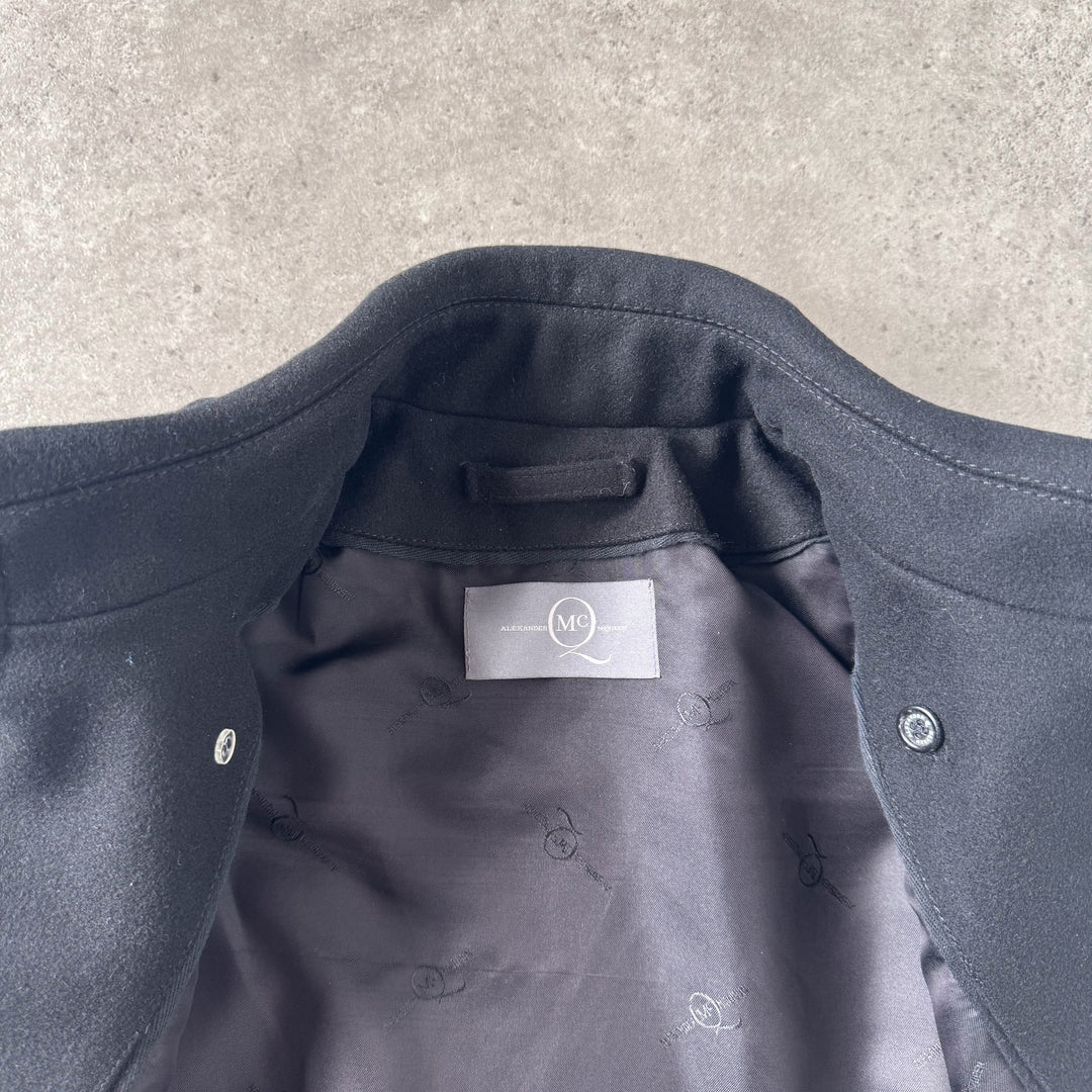 Alexander McQueen Peacoat Black Men's M