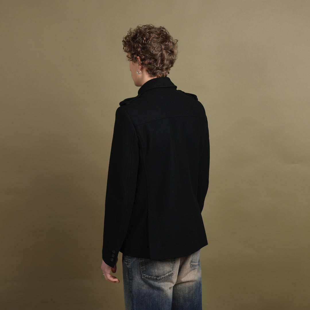Alexander McQueen Peacoat Black Men's M