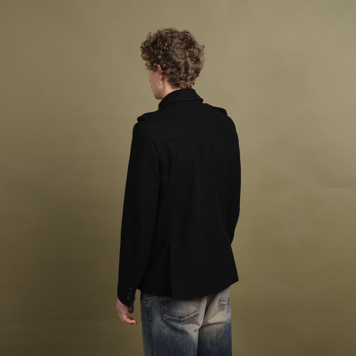Alexander McQueen Peacoat Black Men's M