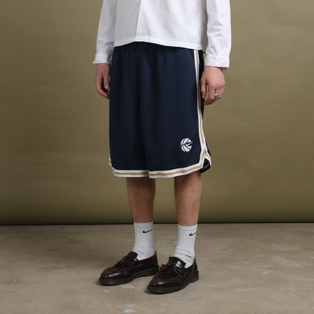 Nike Basketball Shorts Navy Blue & Baby Blue Men's XL