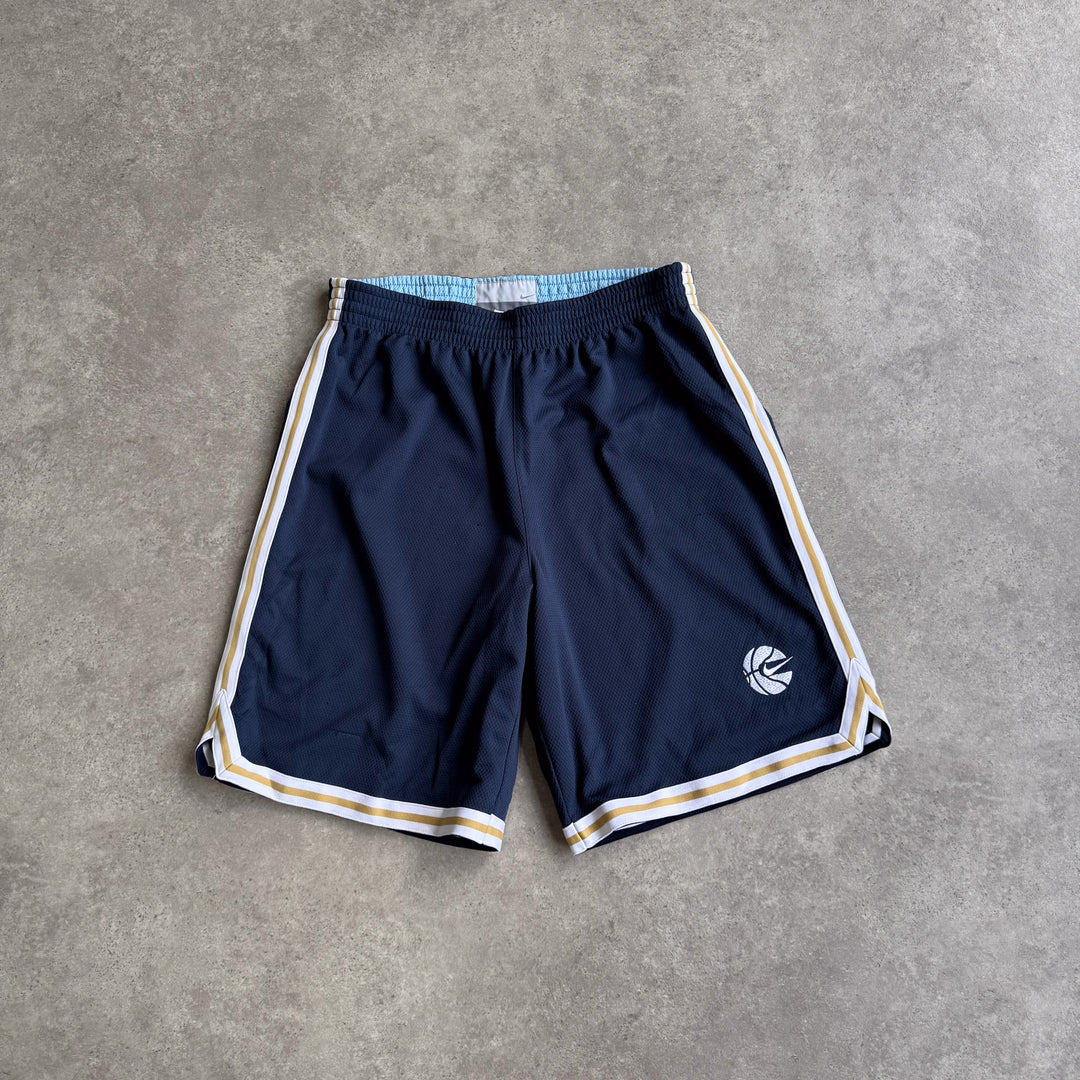 Nike Basketball Shorts Navy Blue & Baby Blue Men's XL